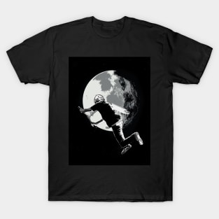 Tailing the Moon - Tail-whip Scooter Stunt T-Shirt